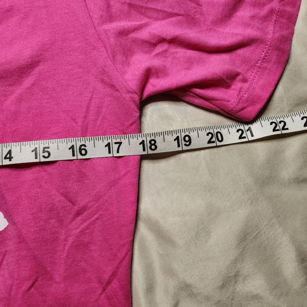 NWT Women's Hawaii Pink Vneck Short Sleeve Tshirt Size 2XL C58 - Picture 5 of 6
